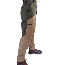 Pantaloni Quinta Regina Woodcock "EVO" in cotone cerato