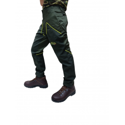 Pantaloni Quinta Regina Woodcock "EVO" in cotone cerato