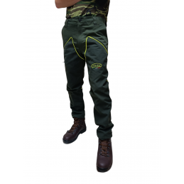 Pantaloni Quinta Regina Woodcock "EVO" in cotone cerato