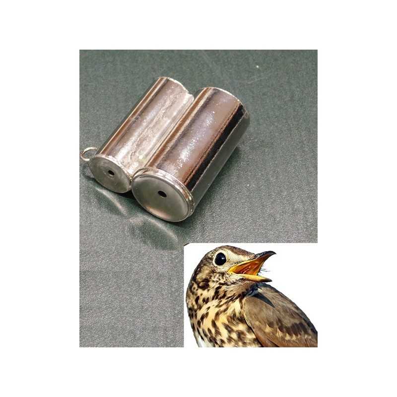 Richiamo per tordo a due uscite