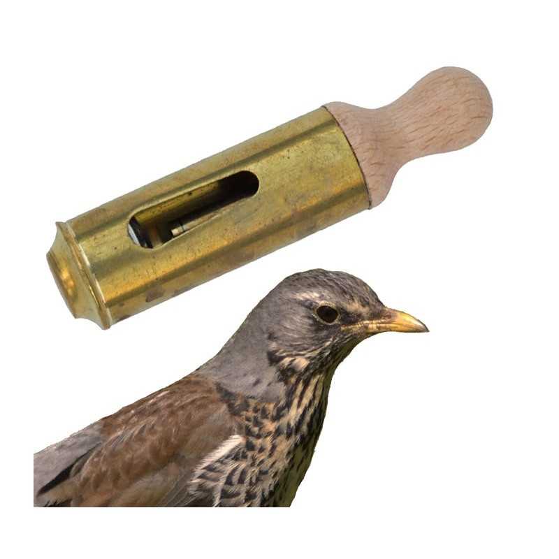 Richiamo per cesena in ottone