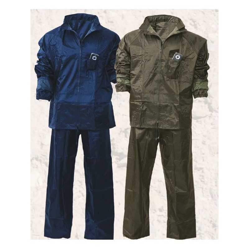 Completo impermeabile Patton in nylon