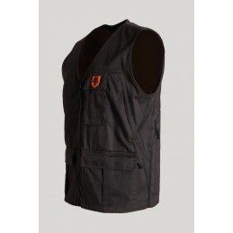 Gilet RS Hunting LV740 in misto cotone verde