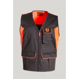 Gilet RS Hunting LV740 in misto cotone arancio