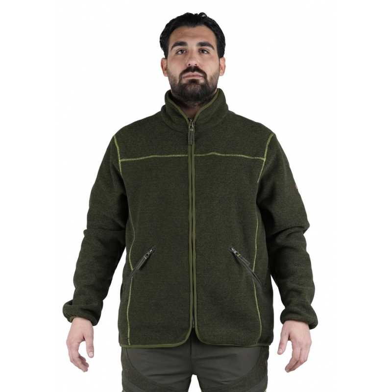 Giacca in Pile Masseria Zip Lunga 08 Giacca in Pile Masseria Zip Lunga 08