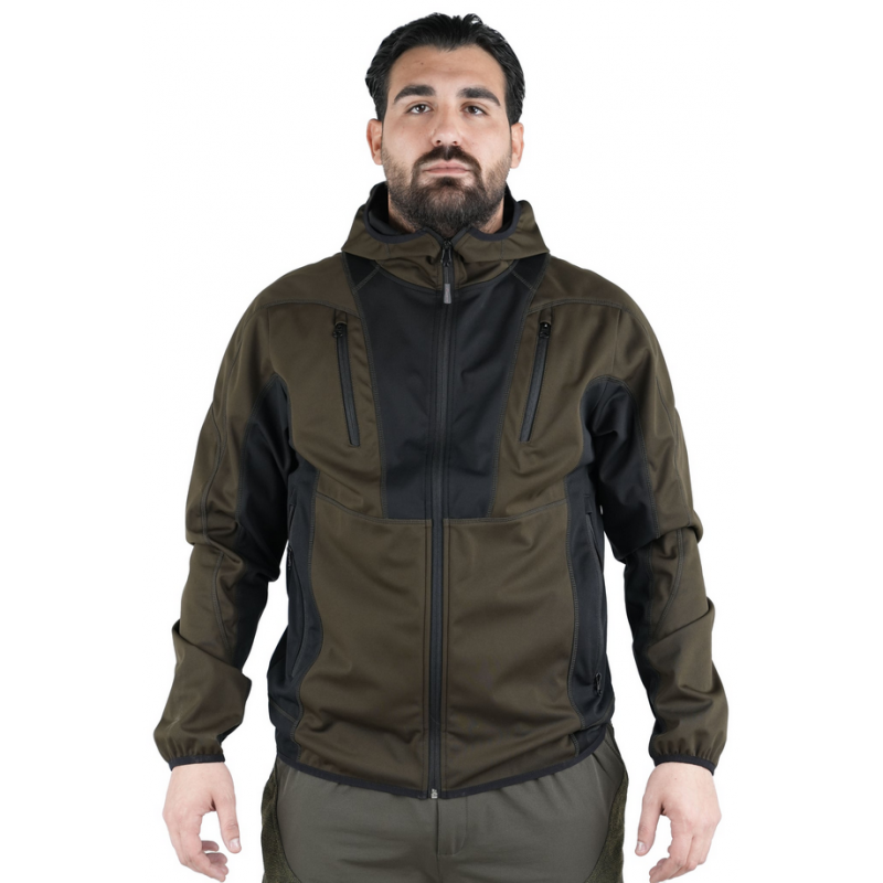 Giacca Caccia Microshell Masseria Zip Lunga 63