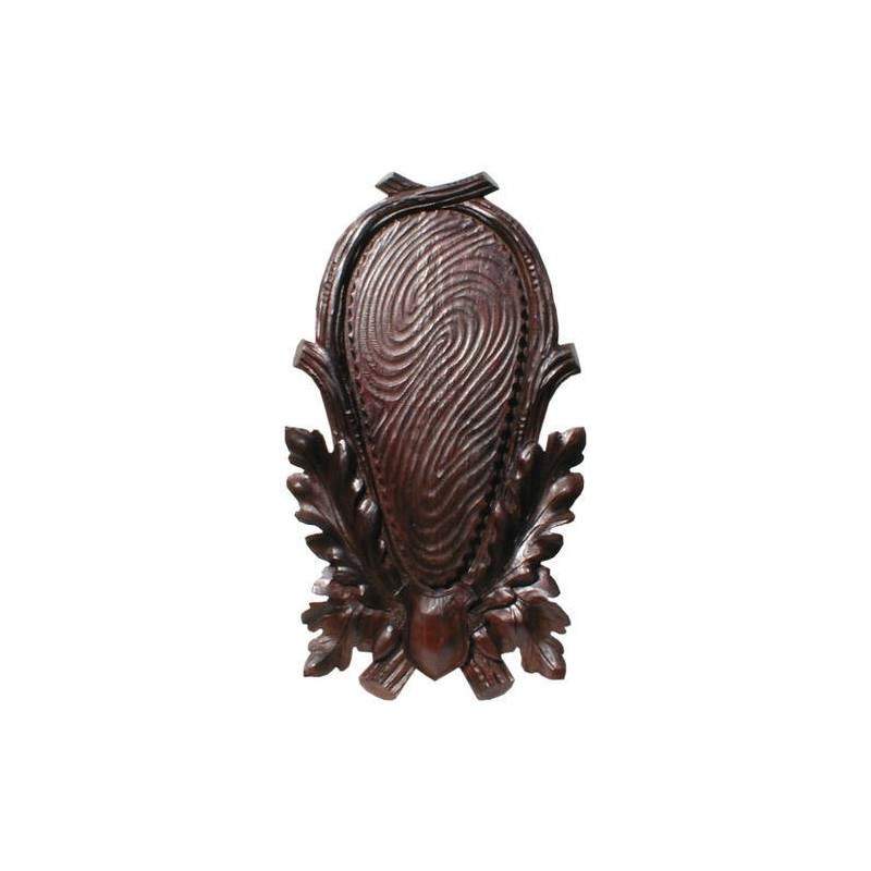 Scudetto per cervo inciso scuro