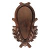 Scudetto per capriolo scuro grande 30 x 18 cm