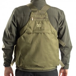 Trisacca RA verde con inserti arancio RA