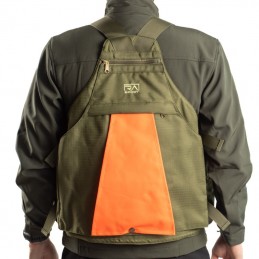 Trisacca RA verde con inserti arancio RA