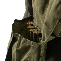 Trisacca RA verde con inserti arancio RA