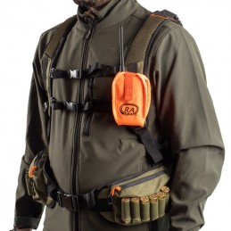 Trisacca RA verde con inserti arancio RA