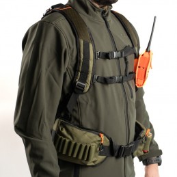 Trisacca RA verde con inserti arancio RA