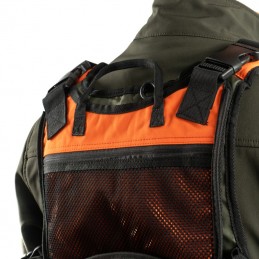 Trisacca RA verde con inserti arancio RA