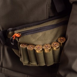 Trisacca RA verde con inserti arancio RA