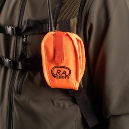 Trisacca RA verde con inserti arancio RA