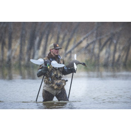 Coppia di germani ad ali rotanti Lucky Duck Lucky Pair