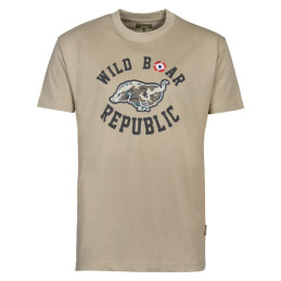 Maglietta T Shirt Percussion Wild Boar Repubblic