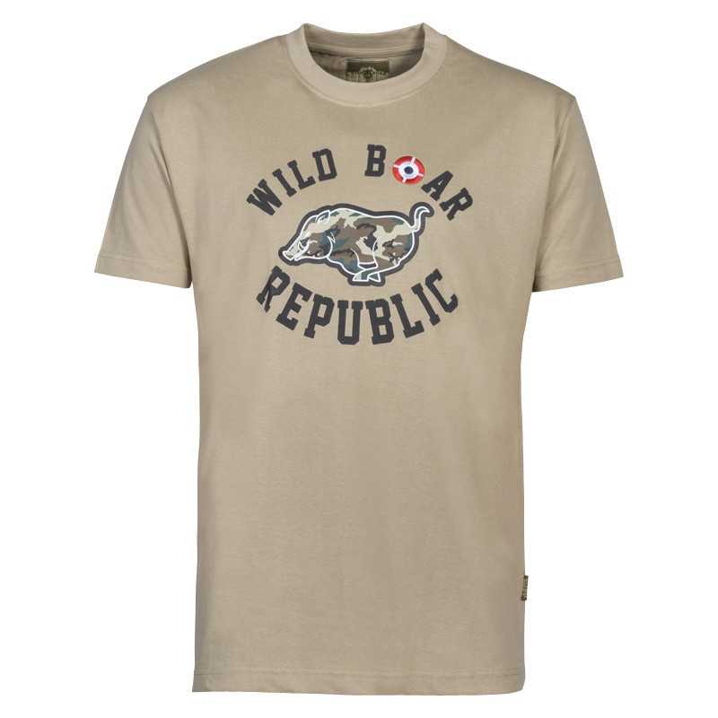 Maglietta T Shirt Percussion Wild Boar Repubblic
