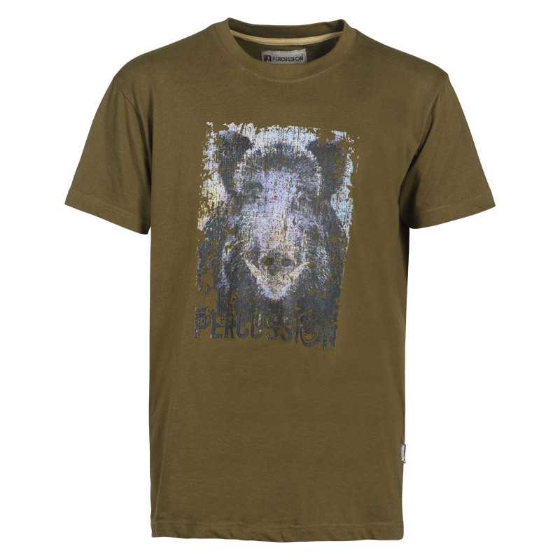 Maglietta T Shirt Percussion Cinghiale