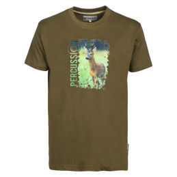 Maglietta T Shirt Percussion Capriolo