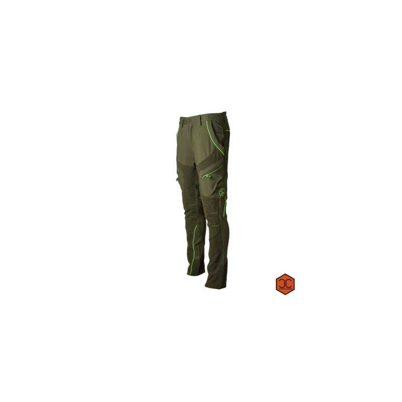 Pantaloni Capone Caccia Cortina Verde Fluo