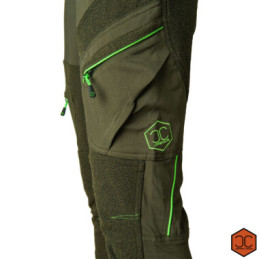 Pantaloni Capone Caccia Cortina Verde Fluo