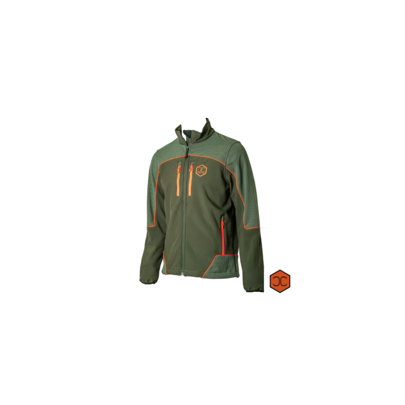 Giacca Capone Caccia Softshell arancio HV