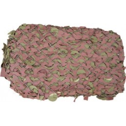 Rete fogliata verde marrone 6 x 3 con mesh di rinforzo