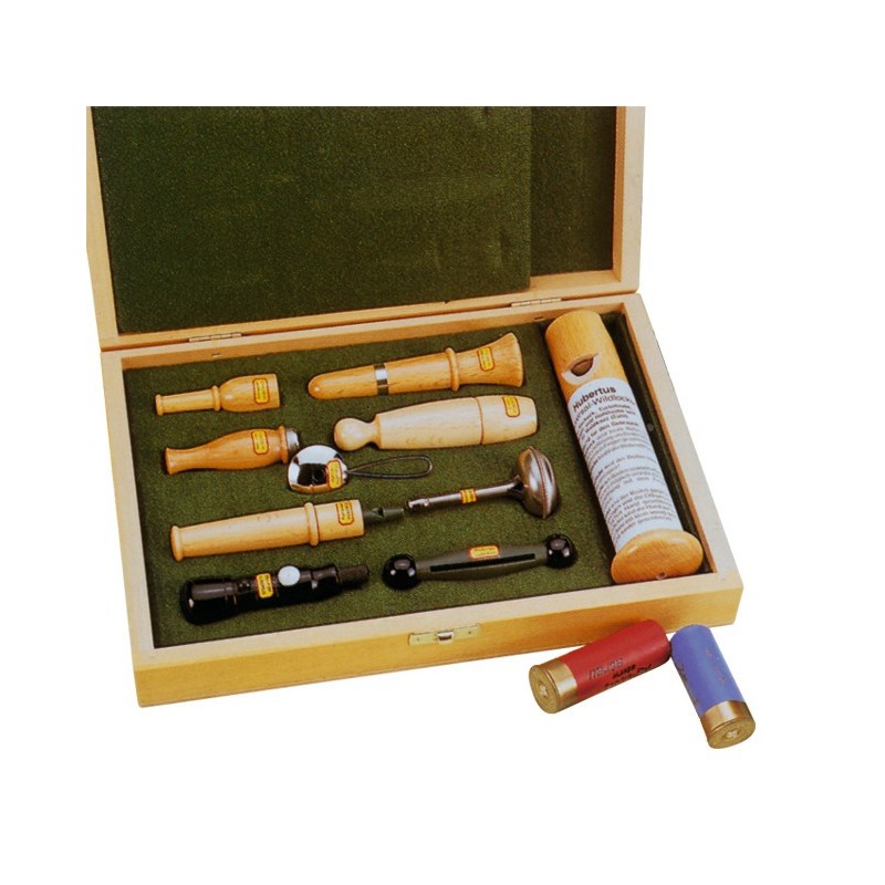 PROMO Cofanetto richiami caccia Hubertus lusso