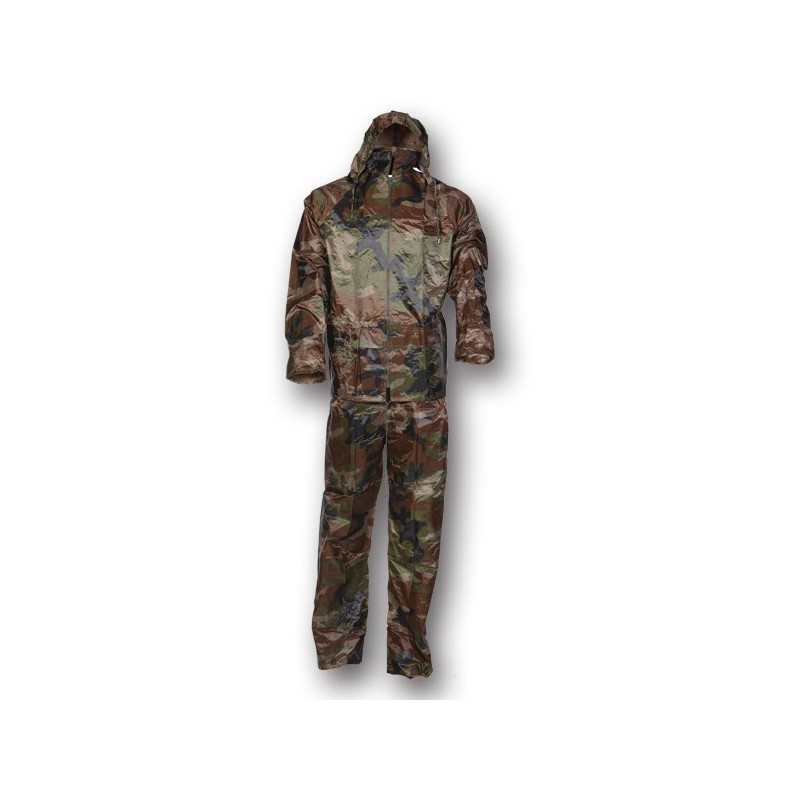 Completo impermeabile Patton in nylon mimetico americano