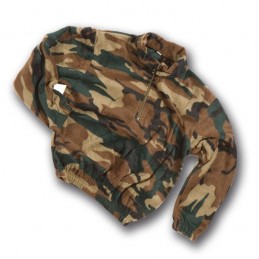 Felpa Patton da bambino in pile 1/2 zip