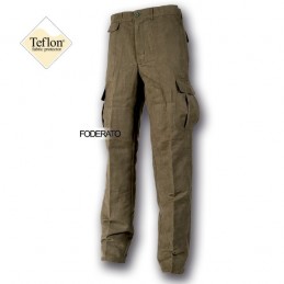 Pantaloni Patton foderati teflonati verdi