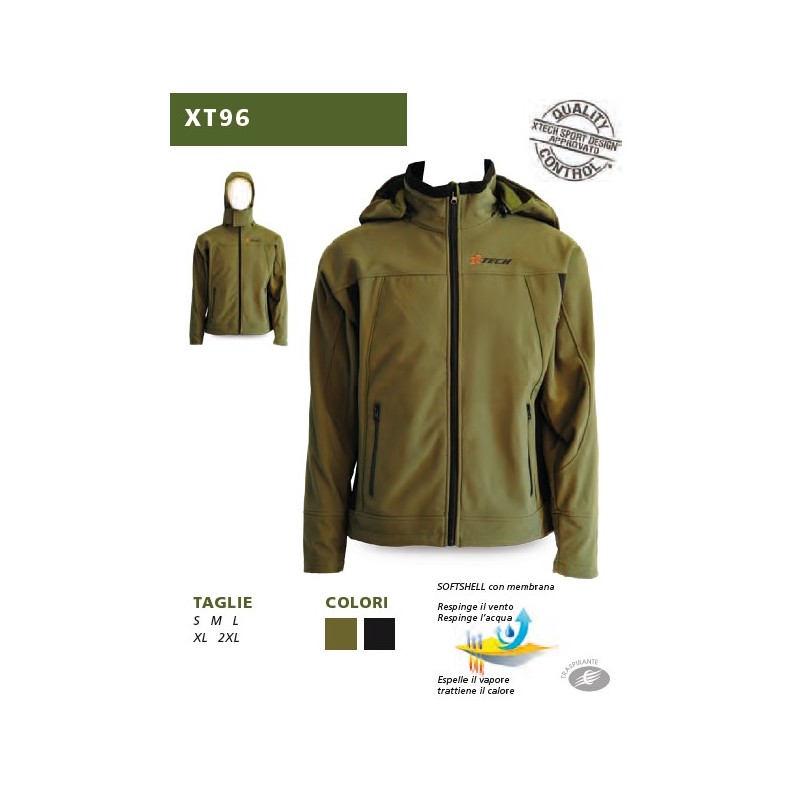 Giacca tecnica in soft shell XT 96
