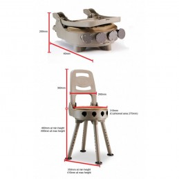 Sedia girevole portatile BERGARA