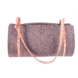 Cuscino isolante in lana cotta con tracolla