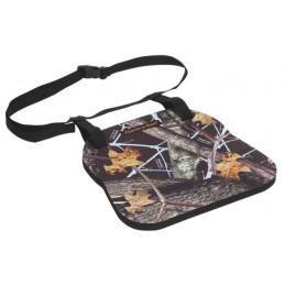 Cuscino termico Therm A Seat camo marrone con cinghia.
