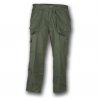 Pantalone in cotone foderato verde Patton