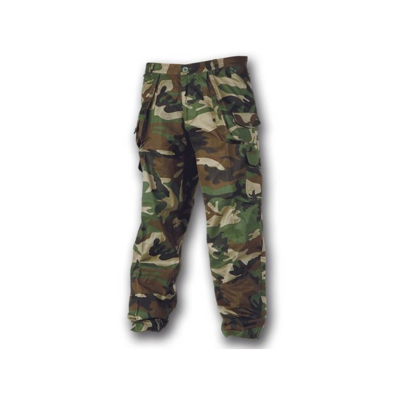 Pantalone in cotone foderato woodland Patton