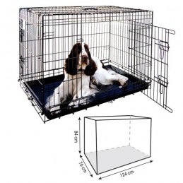 Trasportino pieghevole 124 x 76 x 84
