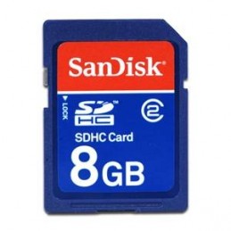 Scheda di memoria SD card 8 GB